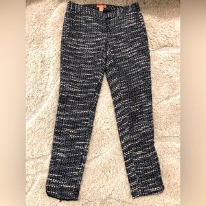 Joe fresh blue tweed Capri style pants size 0 MK